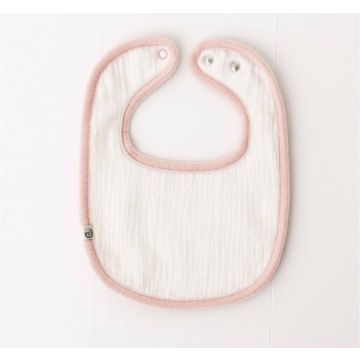 Lil legs Pink Bib Pink Trim