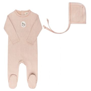 Aurora Rocking Horse Footie+Bonnet