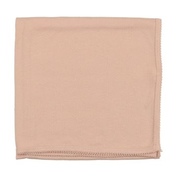 Lil legs Pinpoint Wrapover Blanket Shell pink