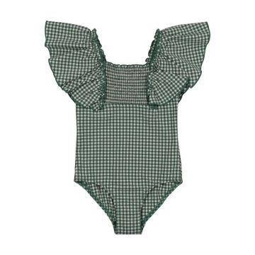 Bopop Gingham Girls Swimsuit