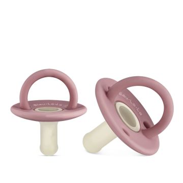 Bleu Lala Lulababe 2 Tone Paci Hospital Nipple Plum+Tan