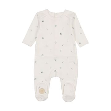 Mon Tresor Plush Print Boys Footie