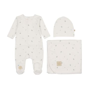 Mon Tresor Plush Print Boys Layette Set