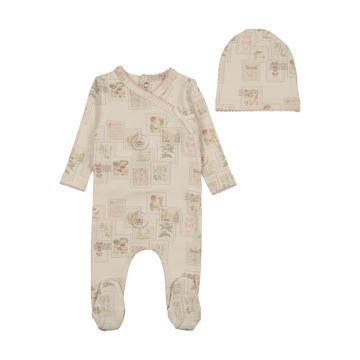 Bee and Dee Postage Footie+Beanie