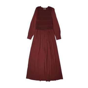 Prarie COSIMA DRESS Maroon