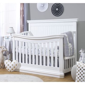 Sorelle Primo 4-in-1 Convertible Crib, White