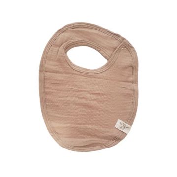 Daisy Gift Box Absorbent Bib Taupe
