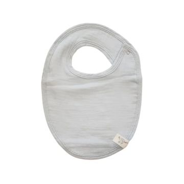 Daisy Gift Box Absorbent Bib Powder Blue