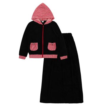 Miss Mini Pinstripe Terry Cover-Up - Two Piece