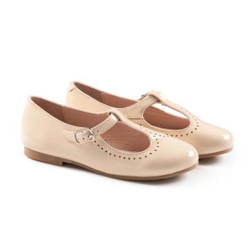 Raybelle pastel pink patent Tstrap