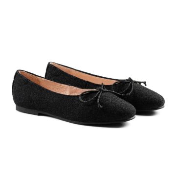 Raybelle Day Flat Black Wool w/ bow