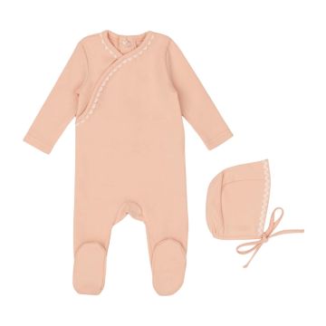 Mini Label Classic Ric Rac Footie and Hat