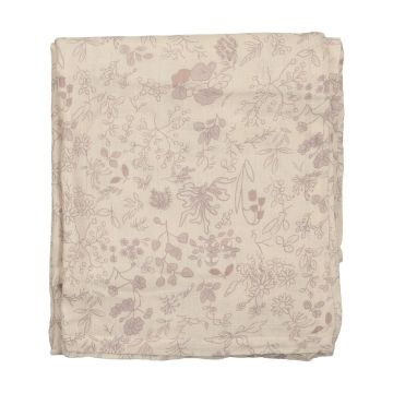 Bonjoy Lilac Print Blanket
