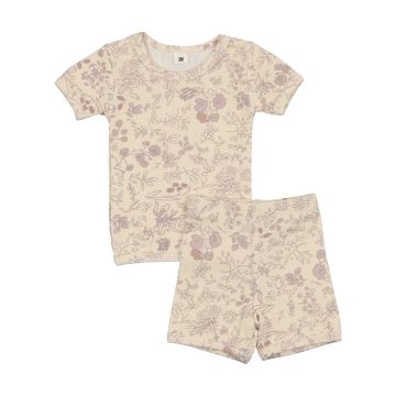 Bonjoy Lilac Print Short Set