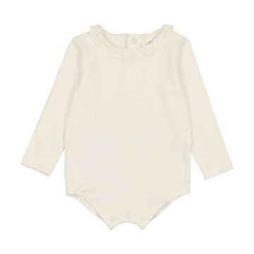 Lil Legs RUFFLE ONESIE Cream