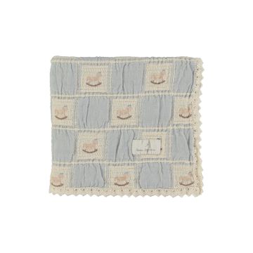 Bebe Organic Rocking Horse Blanket Horse Patchwork