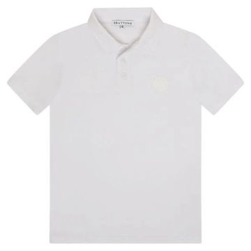 3 Buttons CRound Edge - white Polo