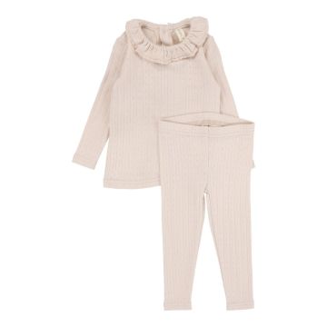 Lilette Fine Pointelle Collar Set