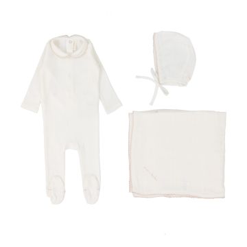 Lilette EDGED COLLAR LAYETTE SET