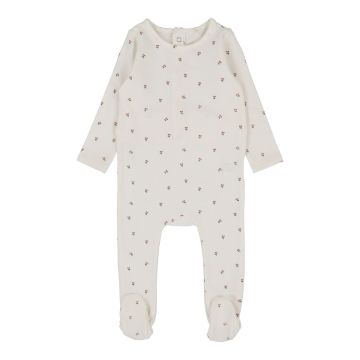 Lil Legs CHERRY FLORAL FOOTIE