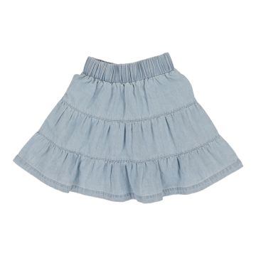 Lil Legs TIERED DENIM SKIRT