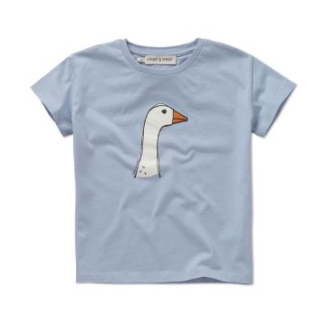 Sproet and Sprout T-SHIRT GOOSE Misty Blue