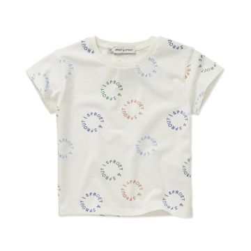 Sproet and Sprout T-SHIRT SPROET PRINT Off-white