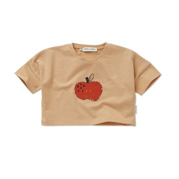 Sproet and Sprout CROPPED T-SHIRT APPLE Nectarine