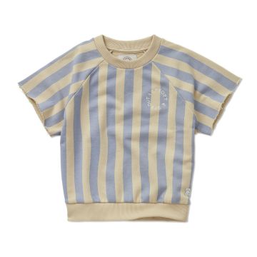 Sproet and Sprout RAGLAN SWEATSHIRT STRIPES Sesame