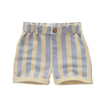 Sproet and Sprout SWEAT CHINO SHORTS STRIPES Sesame