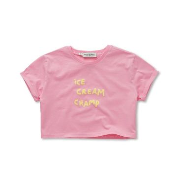 Sproet and Sprout BOXY T-SHIRT ICE CREAM Podium Pink