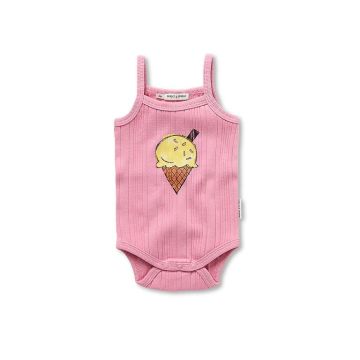 Sproet and Sprout STRAP ROMPER ICE CREAM Podium Pink