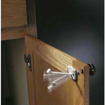 kidco cabinet lock swivels feature to disengage
