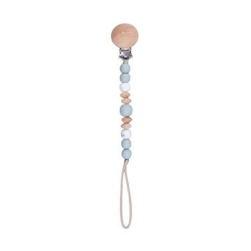 Daisy Gift Box Teething pacifier clip - Sage Beech