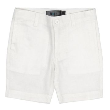 Noir by Mocha Noir White Boys Shorts