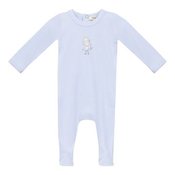Fragile Baby Romper Blue