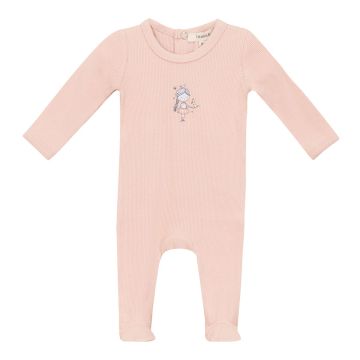 Fragile Baby Romper Light Mauve