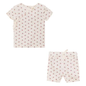 Fragile 2 pc Girls Set Mauve