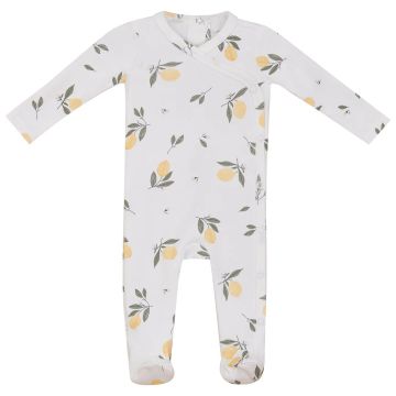 little Fragile Baby Romper White/Yellow