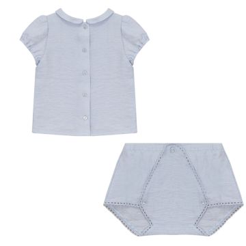Hopscotch 2 pc Girls Set Light Blue