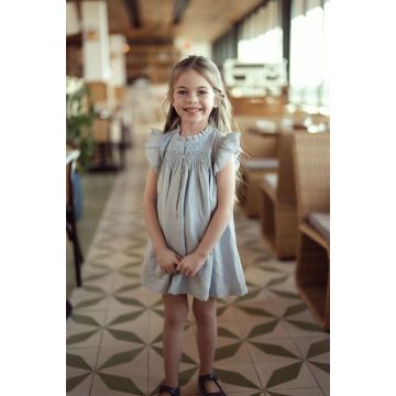 Hopscotch Girls Dress Light Blue