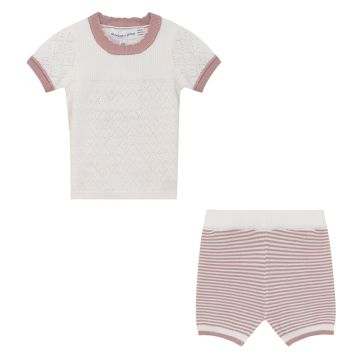 Charlotte & George 2 pc Girls Set Powder