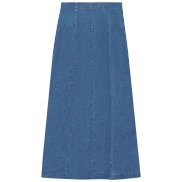 Ginger Ladies Skirt Chambray Wash