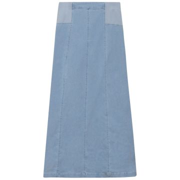 Ginger Ladies Skirt Light Denim Wash