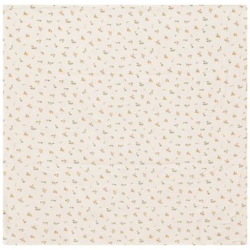 Space Grey Baby Blanket Off White