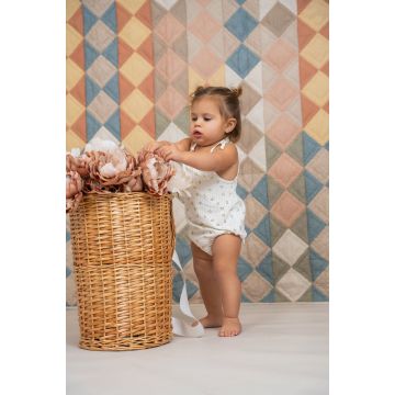 Puddles Girls Overall Off white/Yellow