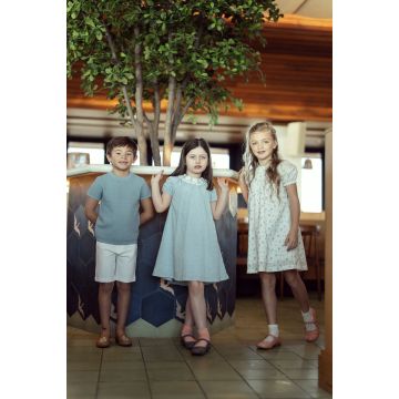 Space Grey White/Blue Dress
