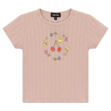 Space Grey Girls T-Shirt Soft Pink