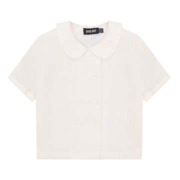 Space Grey Boys Shirt Off White
