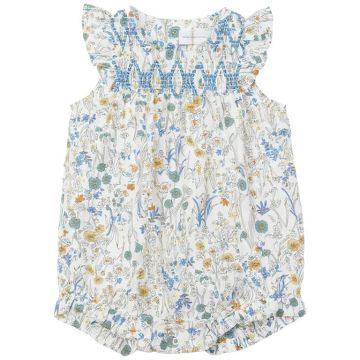Charlotte & George Girls Flower Onesie